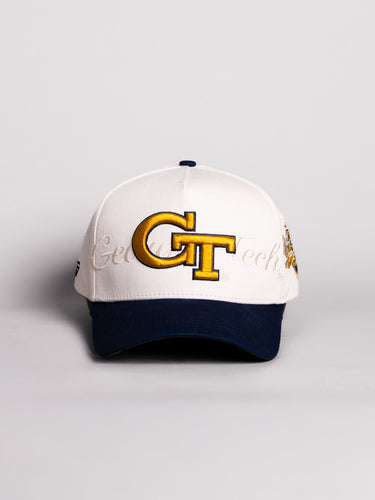 Georgia Tech Yellow Jackets officially licensed snapback hat by Woodn Grail