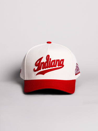 Indiana Hoosiers officially licensed snapback hat by Woodn Grail