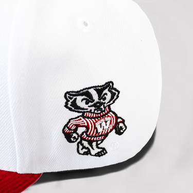 Wisconsin Stadium Pulse / White & Red Corduroy
