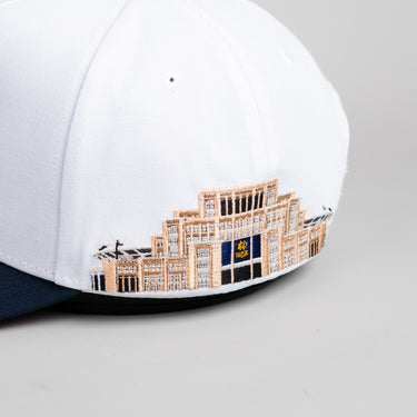 Notre Dame Side Stadium / White & Navy Blue