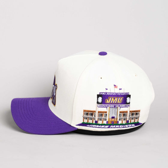 James Madison Side Stadium / Cream & Purple