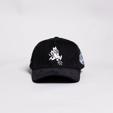 Arizona State Sun Devils Hat Black Corduroy Sparky Snapback - Front Panel