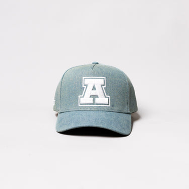 Arizona Wildcats Hat Light Blue Denim A Snapback - Front Panel