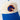 Boise State Broncos Hat Cream & Royal Script Snapback - Front Detail