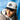 Boise State Broncos Hat White Black Brim Bronco Logo Snapback BSU Team - On Model Lifestyle