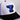 BYU Block Y Hat White Cotton Black Brim Stadium Patch Snapback - Front Detail