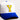 BYU Cougars Block Y Hat White Royal Yellow Corduroy Snapback - Front Detail