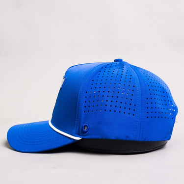 BYU Cougars Hat Royal Blue Tee Box Performance - Side View