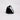 BYU Cougars Tilt Beanie Black & White Block B Knit - Back View