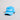 Detroit Script Hat Electric Blue Corduroy Stamp Patch Snapback City Logo - Angled View