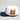 Hawaii Hat White Navy Gothic H Snapback - Side Crest