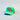 Hawaii Rainbow Warriors Hat Green Suede Retro UH Snapback - Angled View