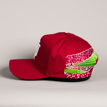 Indiana Hoosiers Hat Crimson Home Crowd Snapback - Side Stadium