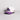 James Madison Dukes Duke Dog Hat Cream Cotton Purple Suede Brim JMU Snapback - Angled View