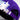 Kansas State Wildcats Stadium Hat Purple Corduroy Grey Underbrim Snapback - Back View