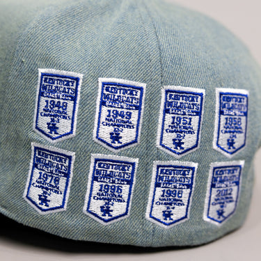 Kentucky Wildcats Hat Denim Banners Snapback - Side Patch Detail