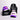 LSU Tigers 3 Hat Bundle Purple Black & Cream - Angled View