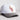 LSU Tigers Hat White & Grey Suede Side Stadium Patch - Angled View