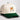 Miami Hurricanes Hat Cream & Green Script - Angled View