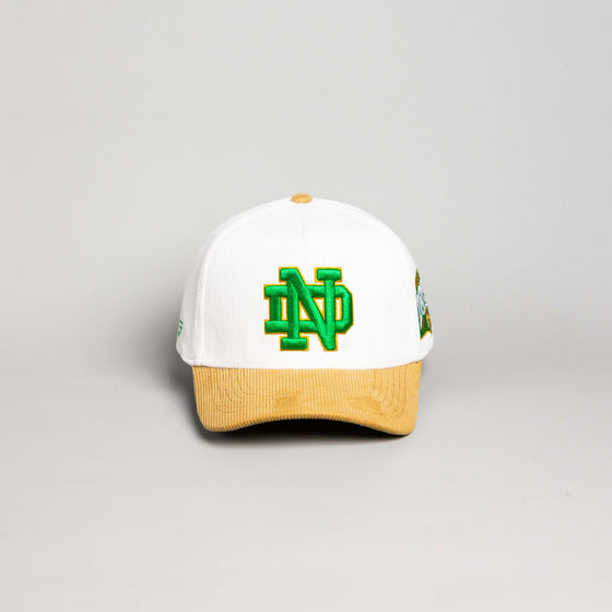 Notre Dame Fighting Irish Hat Neutrals Snapback - Front Panel