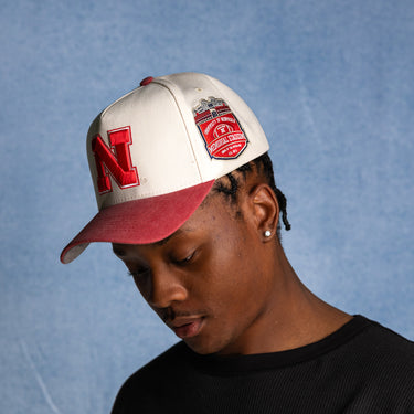 Nebraska Sun Fade / Cream & Red