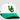 Oregon Ducks Hat White & Green Suede Stadium Patch Snapback - Front Detail