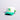 Oregon Ducks O Logo Hat White Green Brim Treeline Patch Snapback College - Angled View
