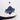 Penn State Nittany Lions Hat White & Navy Block S - Side Patch Detail