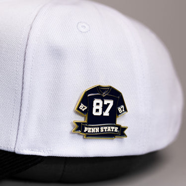 Penn State Nittany Lions Jersey Pin Officially Licensed Collectible - On Hat Detail