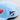 Powder Blue Ole Miss Snapback Hat with Shark Patch - Side Shark Patch