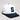Samoa Hat White Navy Block S Snapback - Angled View