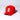 Samoa Red Suede Snapback Hat with White S Logo and Coat of Arms Patch - Angled View