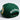 Samoa S Hat Green White Logo Gold Coat of Arms Patch Snapback - Back View
