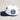 Tonga Hat White Navy Block T Snapback - Side Crest
