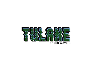 Tulane Green Wave Hat White & Black Corduroy Stadium Pulse Snapback - Team Wordmark