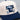 Utah State Aggies Bull Hat Cream & Navy Writtn Snapback - Front Detail