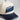 Utah State Aggies Hat Cream & Navy Tilt Snapback - Front Detail