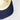 Utah State Aggies Hat Cream & Navy Tilt Snapback - Underbrim Detail