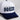 Utah State Aggies Hat White & Navy Stadium Pulse - Front Detail