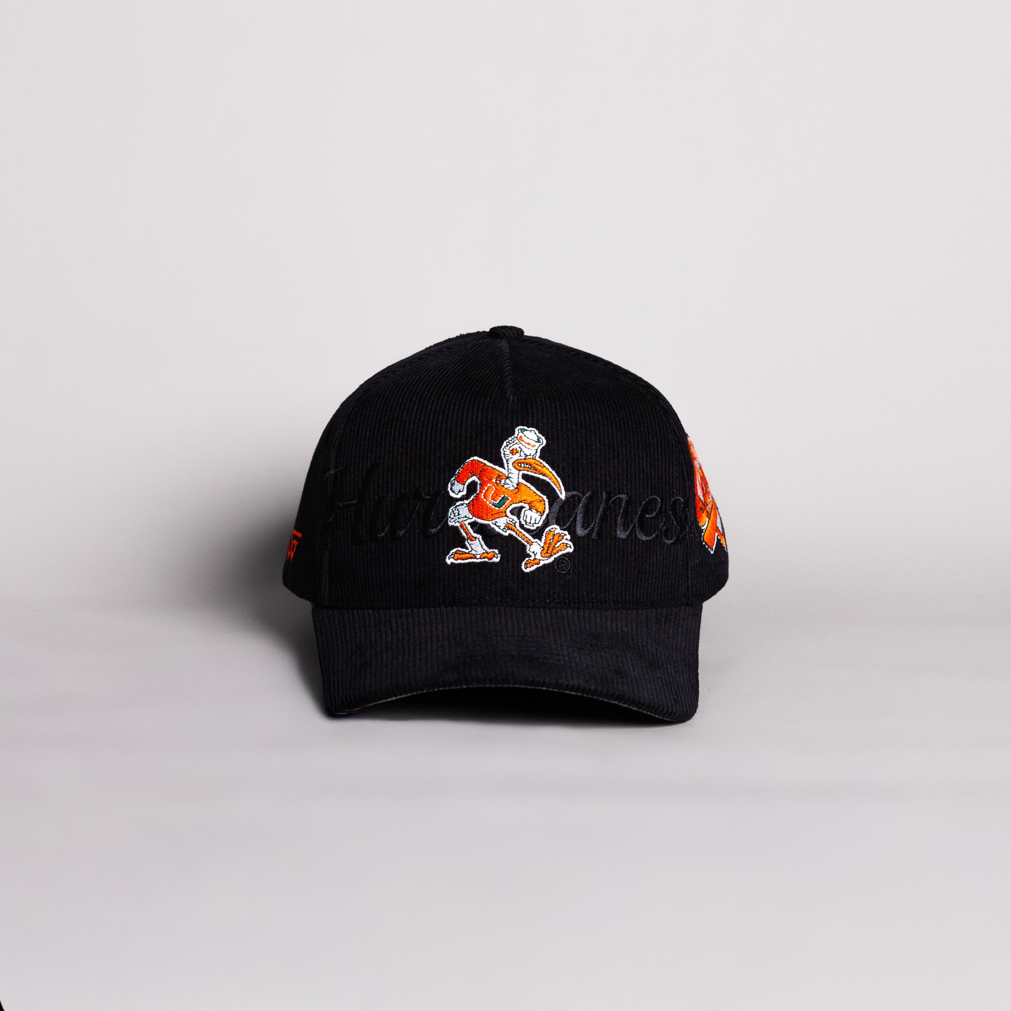 Miami Hurricanes officially licensed snapback hat by Woodn Grail
