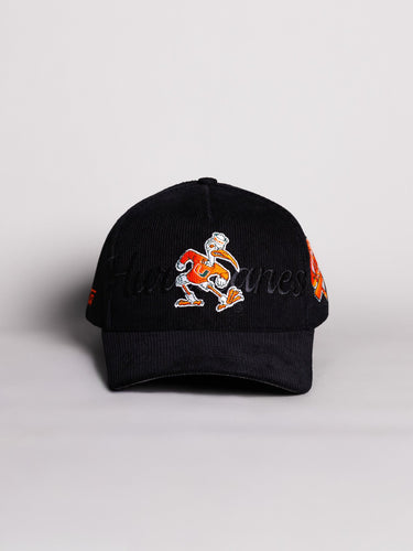 Miami Hurricanes officially licensed snapback hat by Woodn Grail