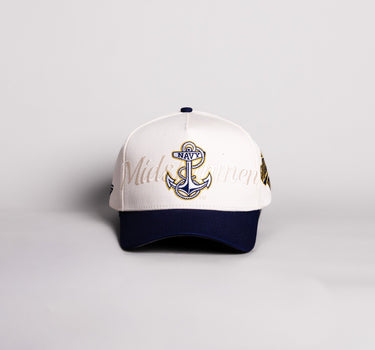 Navy Midshipmen officially licensed snapback hat by Woodn Grail