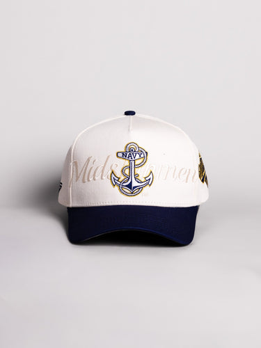 Navy Midshipmen officially licensed snapback hat by Woodn Grail