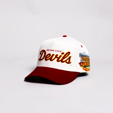 Arizona State Devils Side Stadium / Cream & Maroon