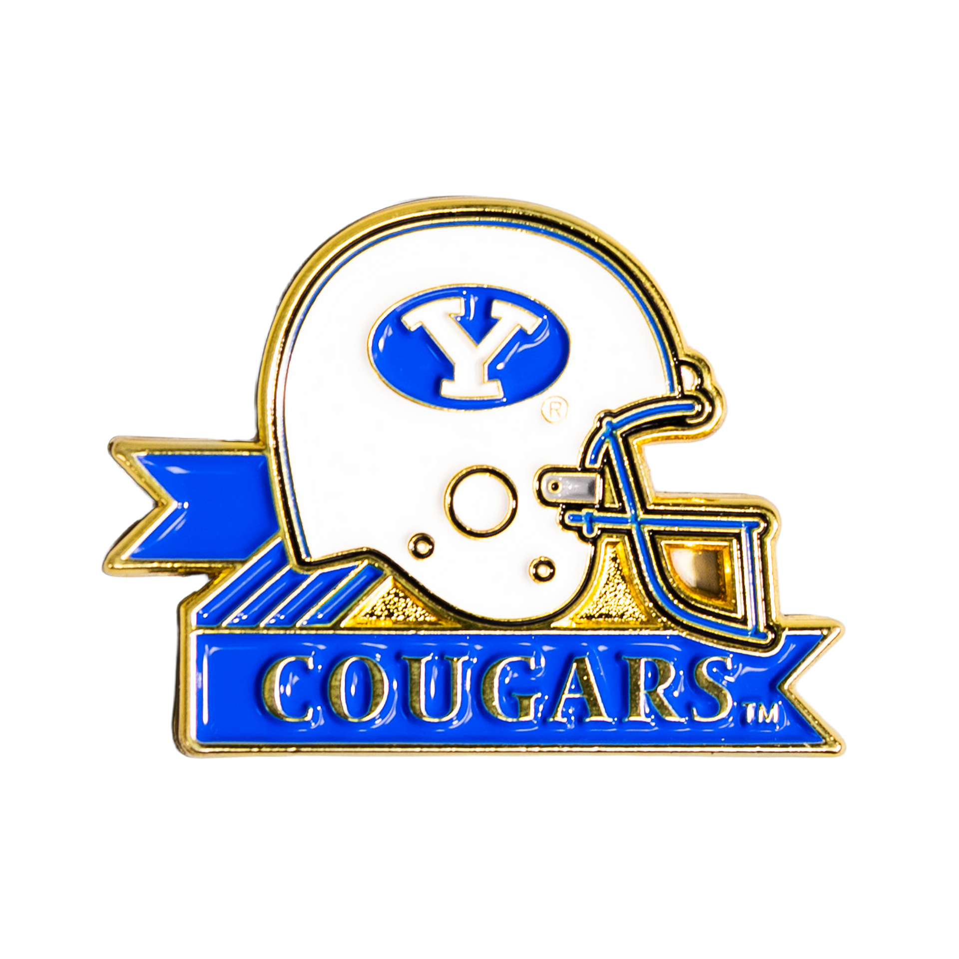 byu cougar football helmets Helmet Pin Father Fishing Memory Box just jaw and neck Alvin Leather Backpack - Color:smallmouth bass
