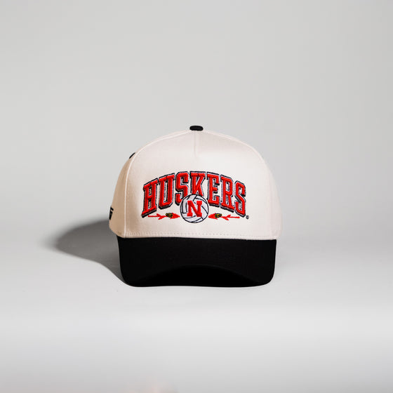 Nebraska Volleyball / Cream & Black