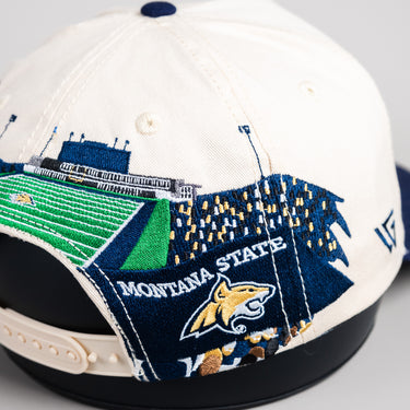 Montana State Home Crowd / Cream & Navy Blue
