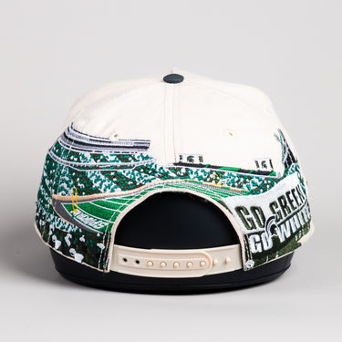 Michigan State Spartan Home Crowd  / Cream & Green