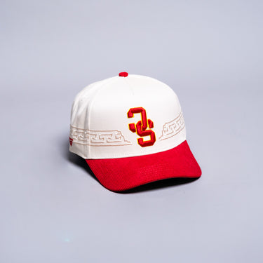 USC Flipped Key Script / Cream & Cardinal
