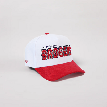 Wisconsin Stadium Pulse / White & Red Corduroy